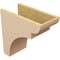 Ekena Millwork 8"W x 16"D x 16"H Classic Yorktown Rough Cedar Woodgrain TimberThane Corbel, Primed Tan CORUR08X16X16YORRCPR - alternate 6